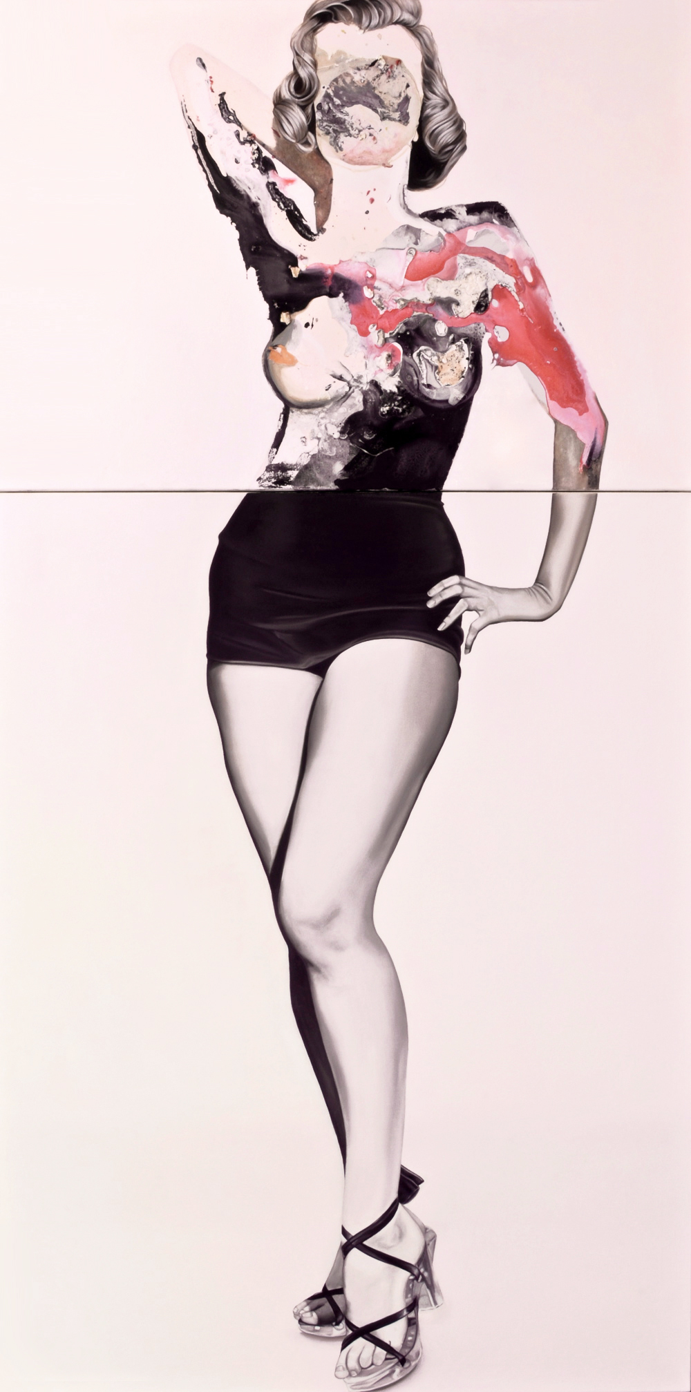 Anielka Hampson Painting Bemuda Sand Pin Up